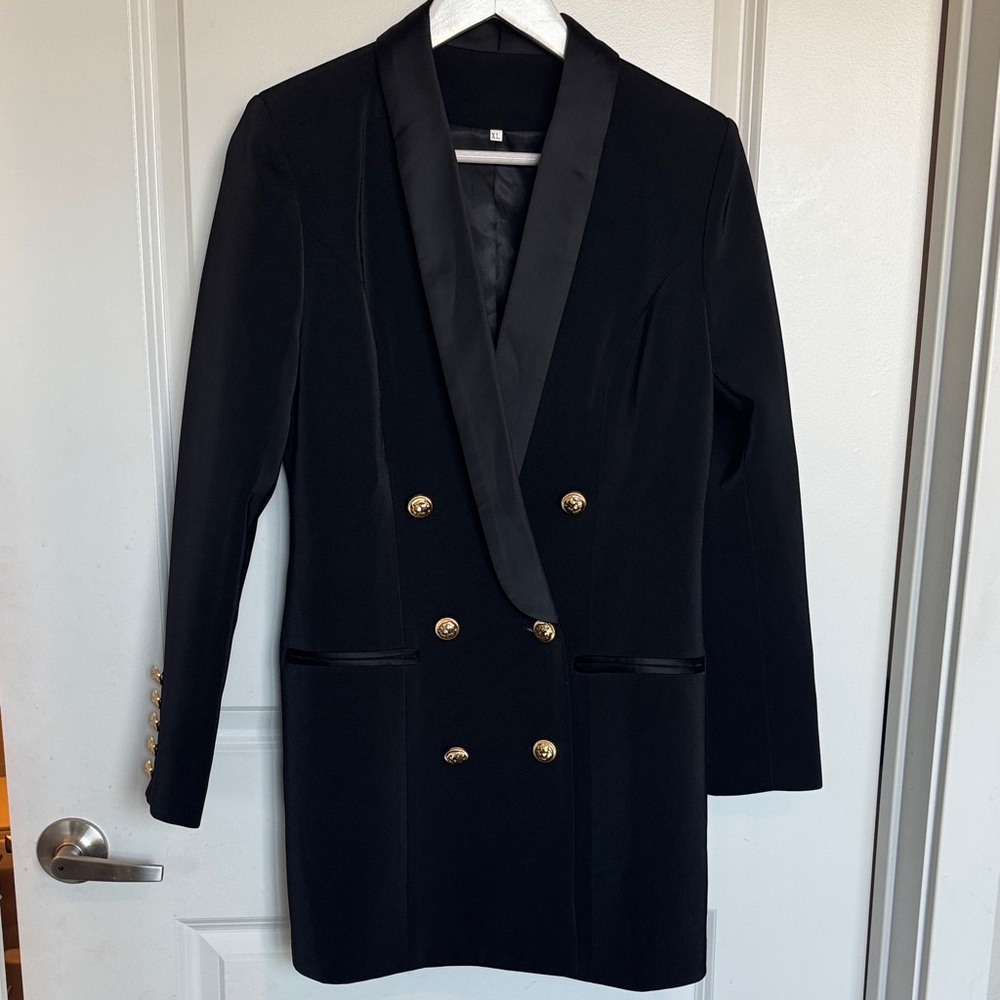 LOVE X LABELS - NEW - Never Worn Black XL Blazer Dress